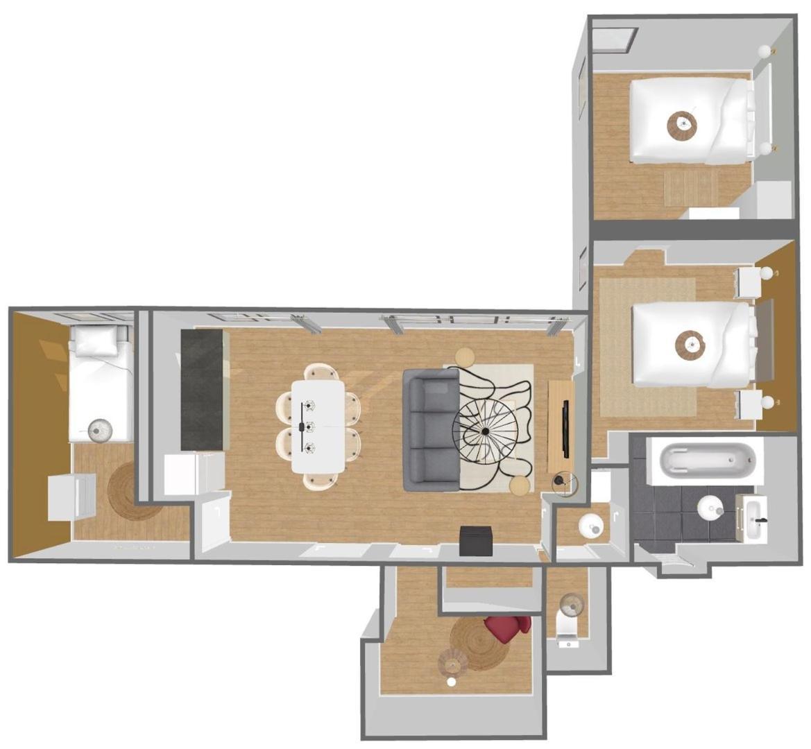 מארק-אן-בראואל Modern, Quiet 3-Bedroom Apartment With Parking מראה חיצוני תמונה